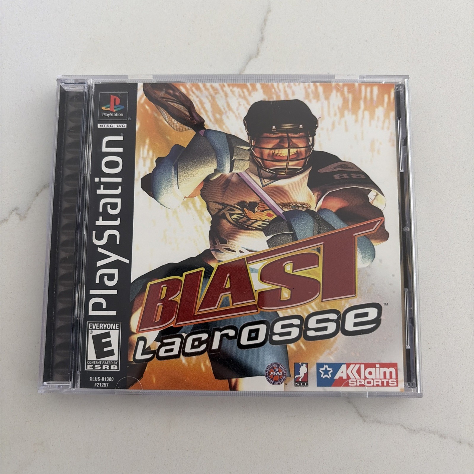 PS1 Blast Lacrosse Game - Tested - Complete - PlayStation 1 - CIB Complete