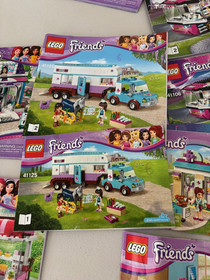 LEGO FRIENDS INSTRUCTION BOOK MANUAL ONLY HUGE LOT 41130 41714 41684 41095 41449