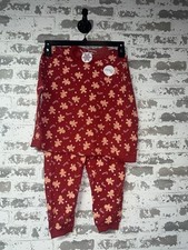 NWT Sinsay 2 Piece Holiday Pajama Set Gingerbread Candy Cane Print 8-9Y