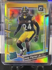 2023 Donruss Optic Football Joey Porter Jr Rated Rookie Silver Holo Prizm #287