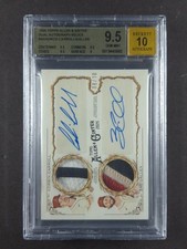 2025 Topps Allen & Ginter CARROLL/GALLEN 8/10 Dual Patch Auto #AGADR-CG BGS 9.5