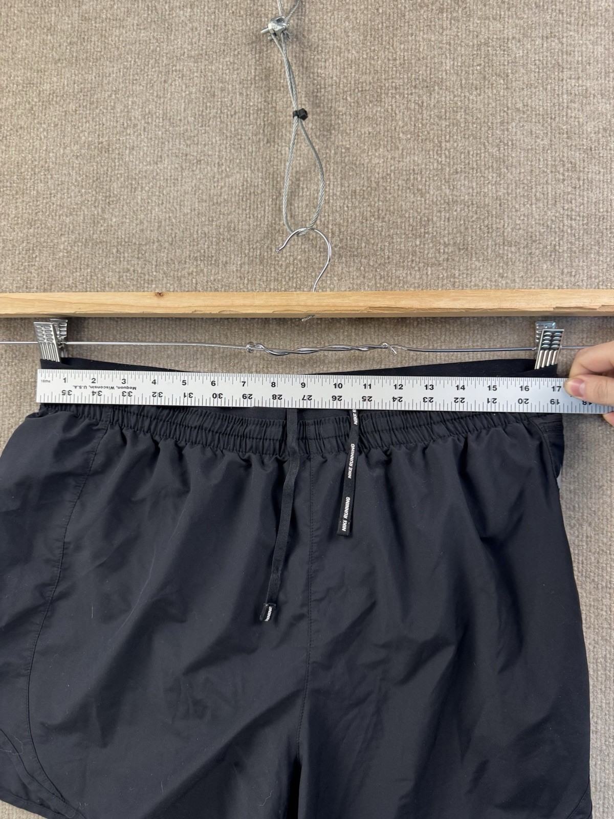 Women's Nike Running Shorts Black Dri-Fit Size XL thumbnail 8