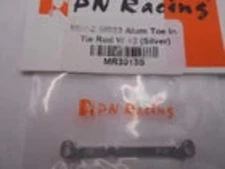 PN Racing Mini-Z MR03 Alum Toe In Tie Rod W +2 (Silver) Part#: MR3013S