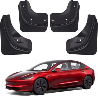 4 Pack Truck Mud Flaps for Tesla Model 3 2024-2025 Splash Guards