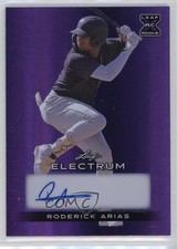 2024 Leaf Electrum Auto Purple 13/25 Roderick Arias #BA-RA2 Auto v9t