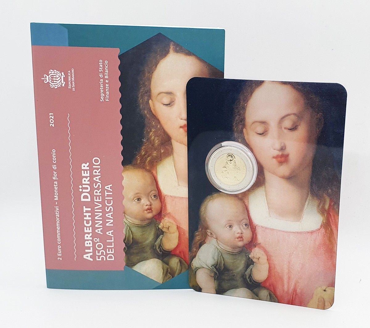 2 Euro Saint Marin 2021 - 550 ans de la naissance d'Albrecht Dürer