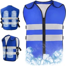 VVHOOY Cooling Vest for Men&Women,Reflective Ice with 20 PCS Reusable... 