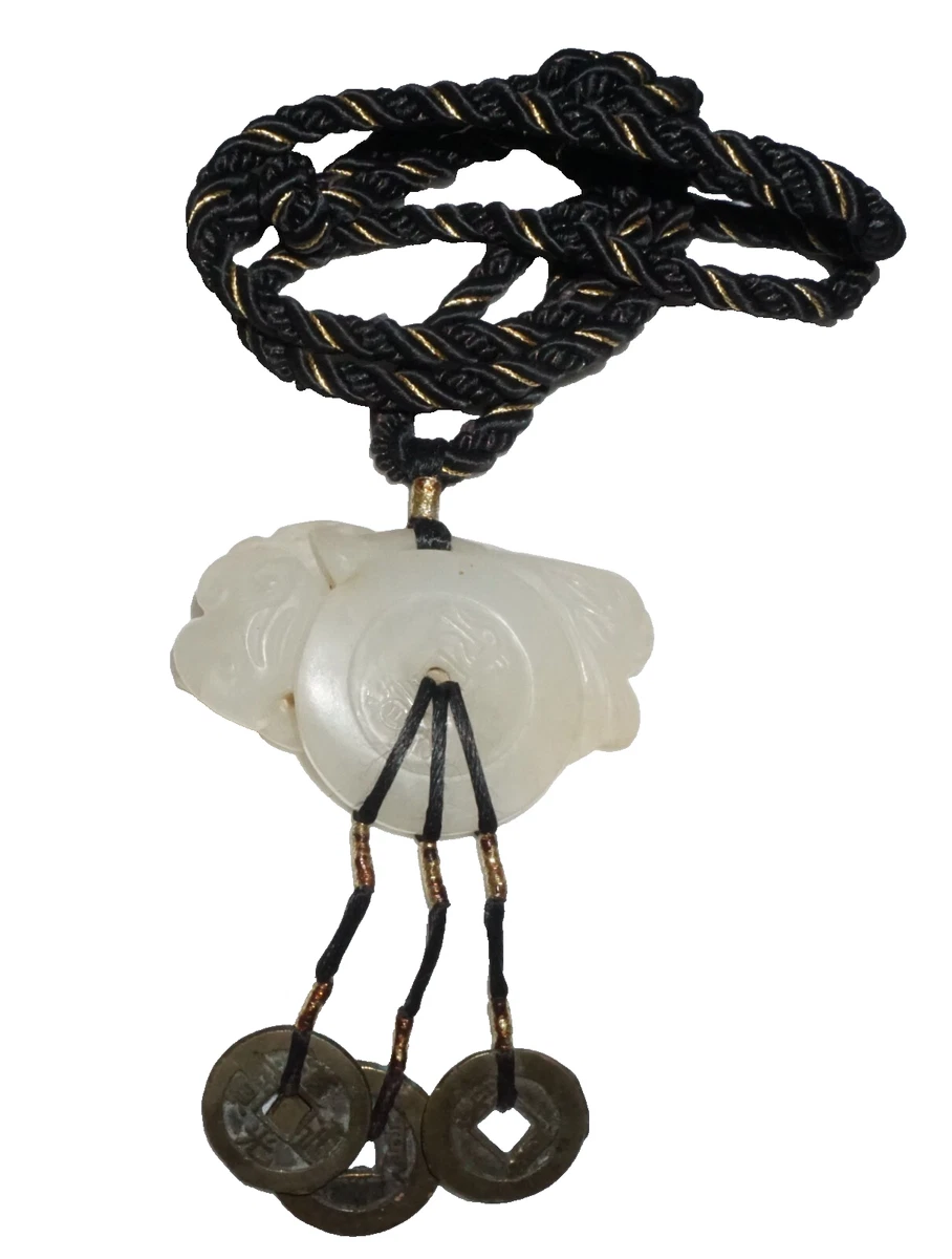 古董中国玉石项链和吊坠1850-1899 | eBay