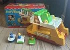 Vintage Fisher-Price Little People #932 Play Family FERRY BOAT  w/Box