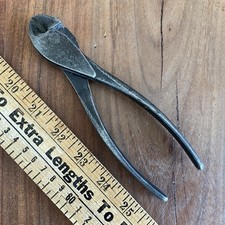Vintage Curved Angled Diagonal Cutting Pliers Wire Cutters