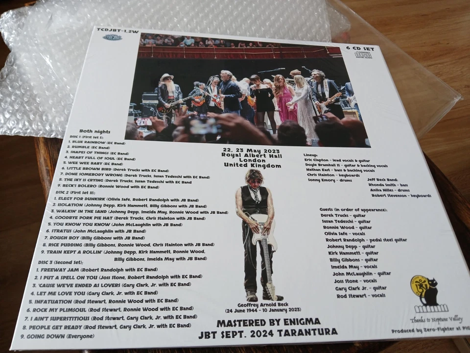 A Tribute to Jeff Beck by Eric Clapton & Friends, both nights 6 X CD - Tarantura - Image 3 of 4
