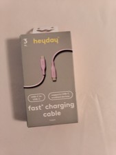 Heyday 3 FT Fast Charging Cable USB-C To USB-C Lavender