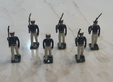 Set Of 6 Navy Sailor Hand Painted LED Toy - Man Made In Wales - 5 Men  1 Woman
