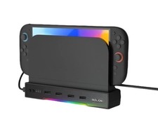 Cooling Fan for Switch 2 High Efficiency Cooling Fan with RGB Light and USB Hub