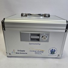 Caja de almacenamiento con bloqueo con estuche organizador a prueba de cerraduras para medicamentos y objetos de valor