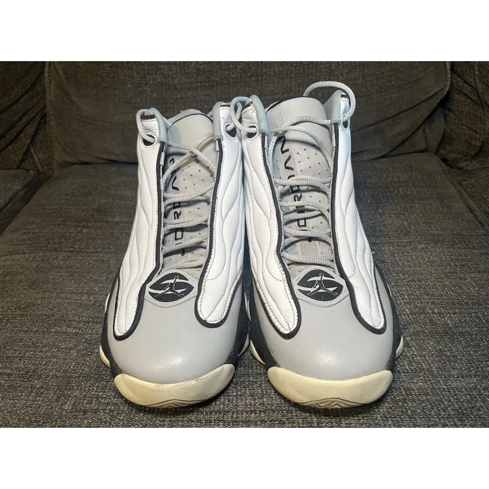 Nike Jordan Pro Strong 407285-013 Blanco Gris Negro Talla 10 Tenis Hombre’s Foto 2 de 4