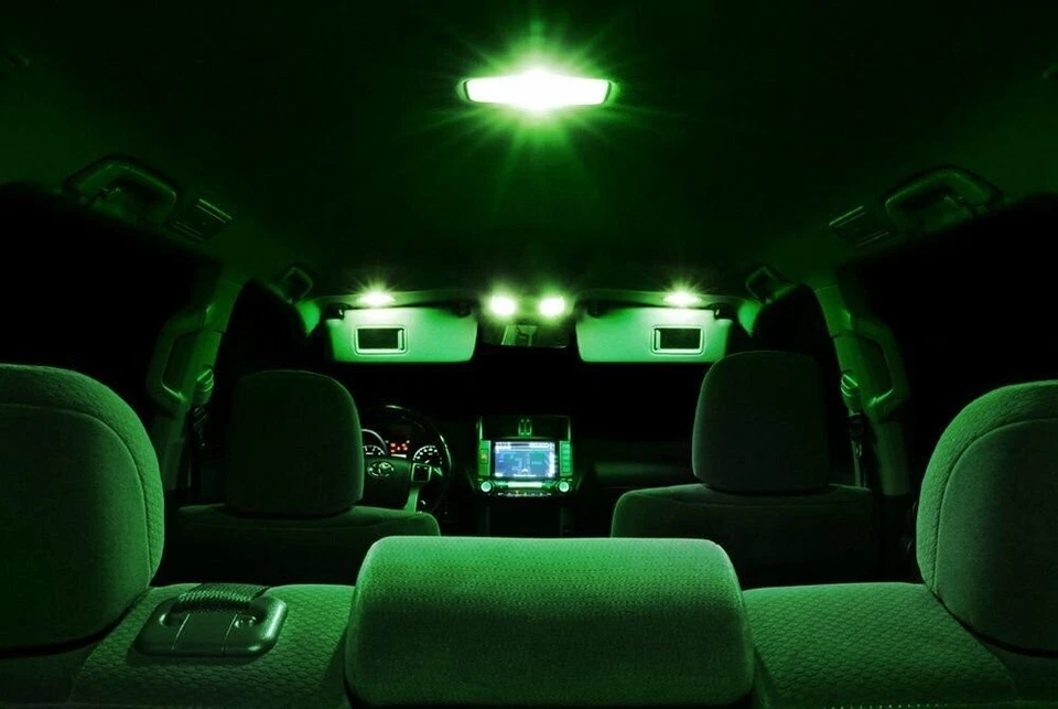 LED interior XtremeVision para Nissan Pathfinder 2013-2015 (9 piezas) verde Foto 4 de 4
