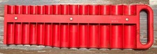 Snap-on Mr3828 28 Place 38 Drive Magnetic Socket Holder Tray Red