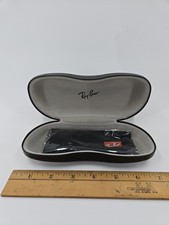 Ray-Ban Authentic Black Hard Clamshell Eyeglasses / Sunglasses Case W Cloth