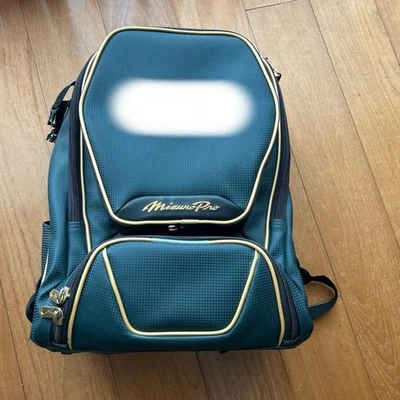 Mizuno Pro Baseball Rucksack Unisex Grün Gold Backpack Classic - Bild 1 von 4