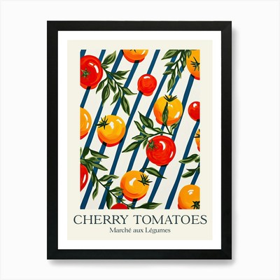 Marken Aux Hülsenfrüchte Kirschtomaten gerahmtes Wandbild Poster Leinwanddruck Bild