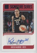 2019 Panini Donruss WNBA Press Proof Purple 26/99 Kayla McBride #SS-KMB Auto 6rq