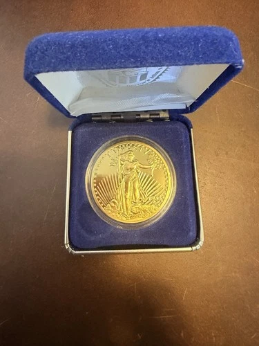 1933 $20 Gold Plated Liberty Double Eagle Coin National Collector's Mint - Copy