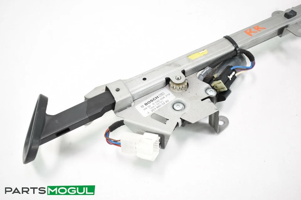 03-09 Mercedes W209 CLK500 CLK550 motor alimentador de cinto de segurança dianteiro direito preto - Imagem 4 de 4