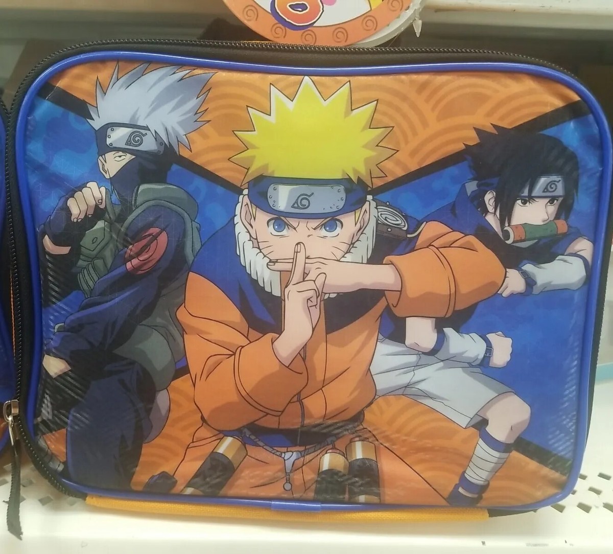 Naruto Shippuden Sasuke Sakura Uzumaki Bioworld Backpack Lunch Set 2002 Unisex Naruto Shippuden Squad 17 main image 2
