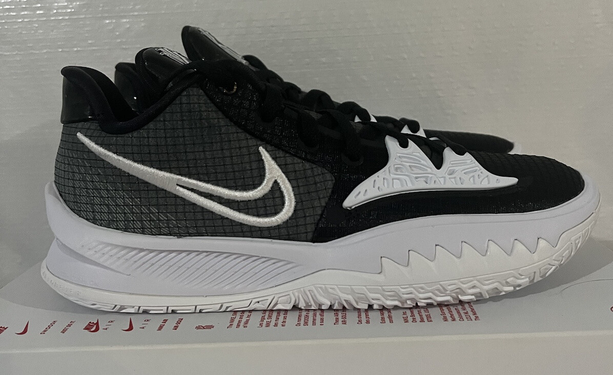 Nike Kyrie 4 Low TB Black White 2021 size 8 mens/ 9.5 womens  display picture 1