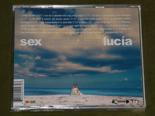 SEX AND LUCIA ALBERTO IGLESIAS OST CD *RARE* USA LIMITED PRESSING New - Picture 2 of 2