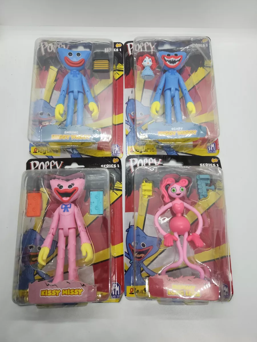 Poppy Playtime action figures (set of 4) huggy wuggy Mommy Long