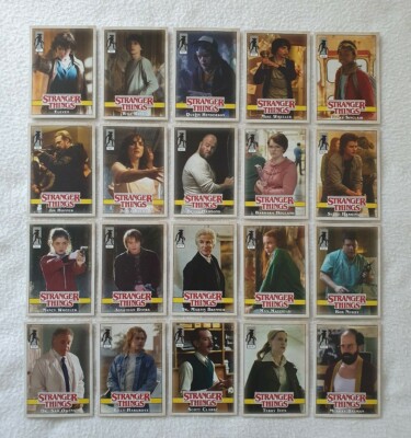 Topps Stranger Things Welcome to the Upside Down Character Trading Card Set 