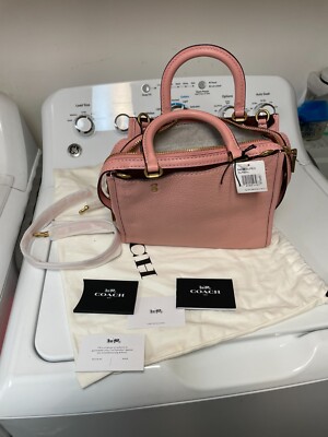 Coach 1941 Rogue 25 NWT - Peony (Pink) Glovetanned Pebbled Leather/Suede Bag