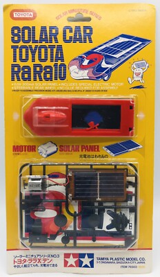 Solar Car Toyota Tamiya RaRa10 Item 76503 Motor Solar Panel Brand New