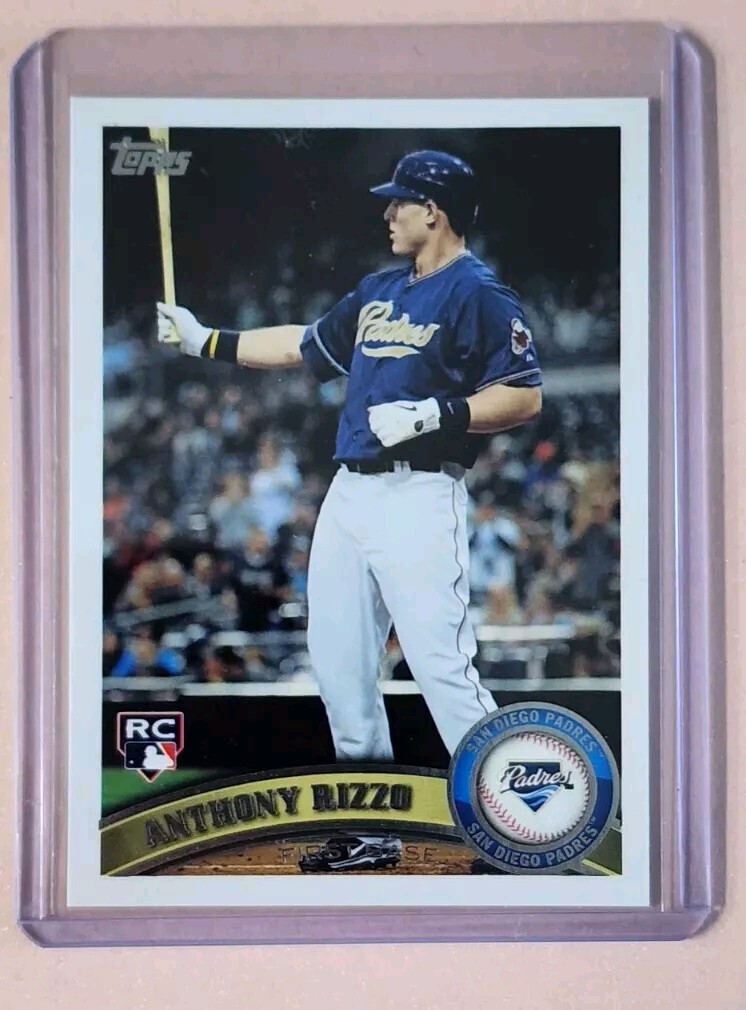 2011 Topps Update Series  Anthony Rizzo ROOKIE #US55 Padres Cubs Yankees