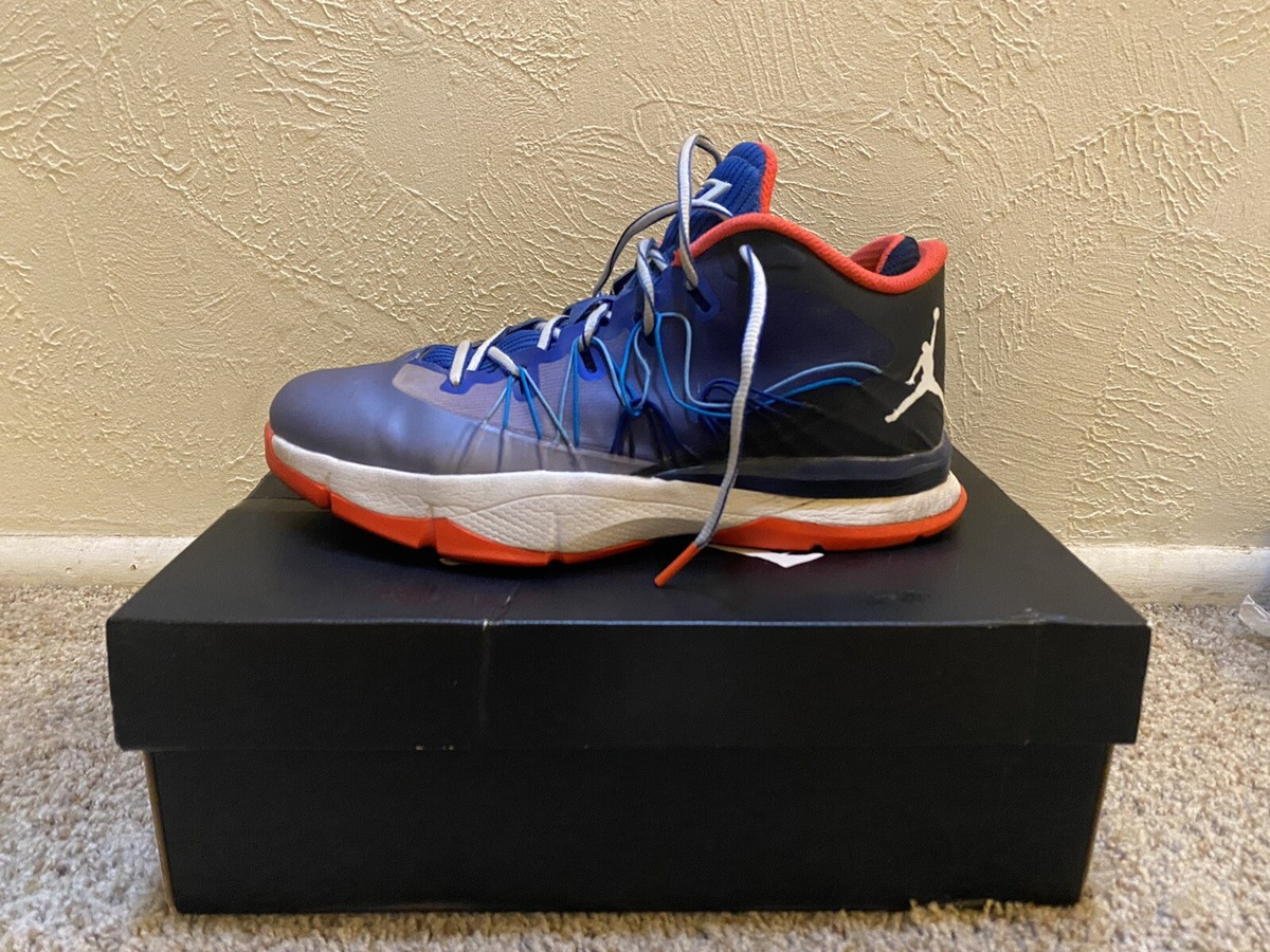 Size 7Y - Jordan CP3.VII AE BG Blue Purple Orange Kids Game Royal