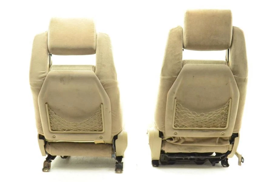 Toyota Supra MK3 1986 7MGE juego completo de asientos delanteros y traseros de tela bronceada Foto 3 de 4