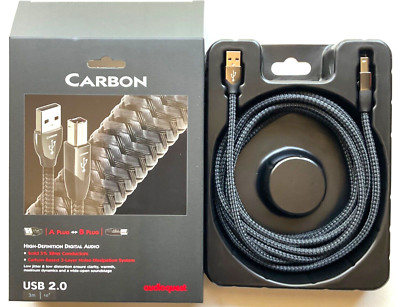 AudioQuest Carbon USB - 3.0 Meter - A to B - New - Open Box - Authorized Dealer
