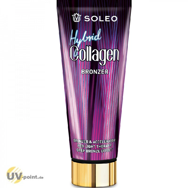 SOLEO HYBRID COLLAGEN BRONZER (200ml) - Solarium Kosmetik Bräunungslotion