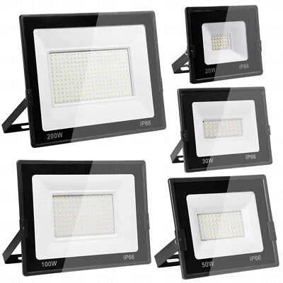 LEADGOODS Foco LED con Detector de Movimiento 10-100W Exterior Jardín IP65