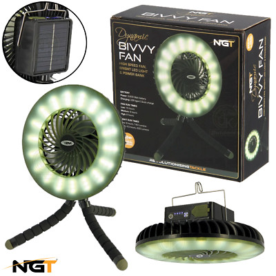 NGT Ventilátor Dynamic Fan & Bivvy Light - Rybářské potřeby