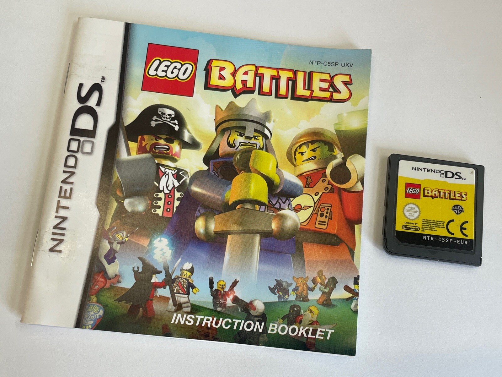 LEGO Battles Nintendo DS 2009 Cartridge & Manual Only Very Good Condition