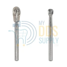 FG7 Round Dental Burs, 19mm (Pack of 20), Carbide for High Speed Handpiece