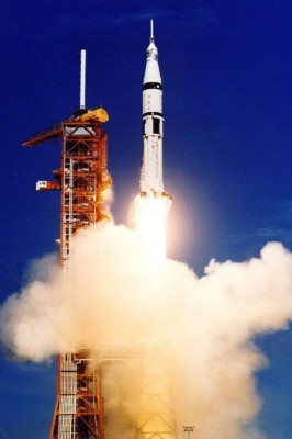 APOLLO SOYUZ SATURN 1B ROCKET LAUNCH NASA 4x6 PHOTO PRINT