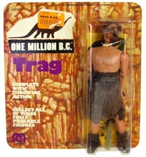 Vintage 1977 Mego One Million B.C. BC Trag Father Caveman Mint on Unp Card MOC