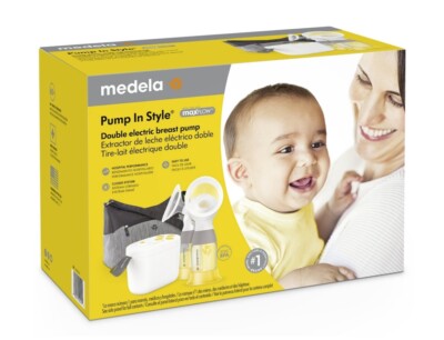 NEW - Medela Breast Pump In Style MaxFlow Double Electric - 22 Piece Set