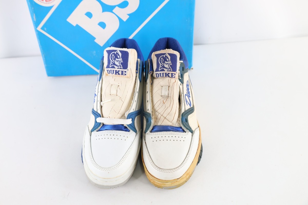 NOS Vintage 90s Mens Spell Out Duke University High Top Sneakers Shoes  AS IS