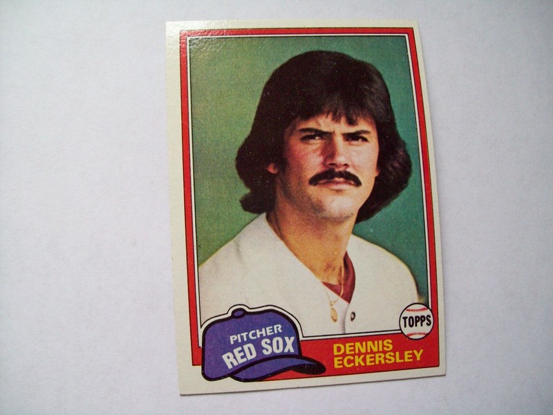 DENNIS ECKERSLEY 1981 TOPPS #620 BOSTON RED SOX MLB BASEBALL HOF