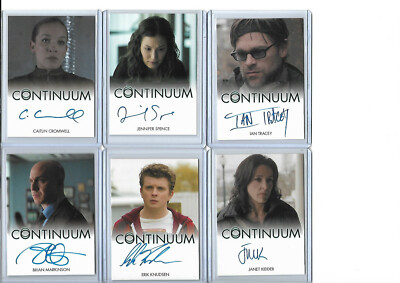 Continuum Staffeln 1 2 3 - Autogramm und Kostümkarten Auswahl NM Rittenhouse 